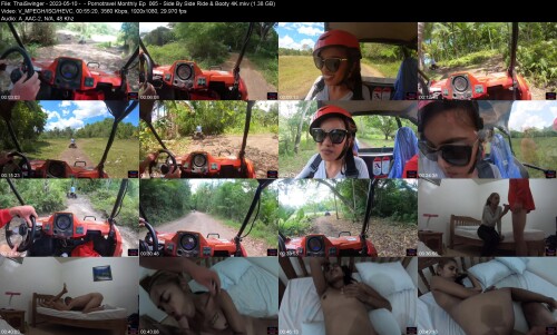 ThaiSwinger 2023 05 10 Pornotravel Monthly Ep. 065 Side By Side Ride Booty 4K