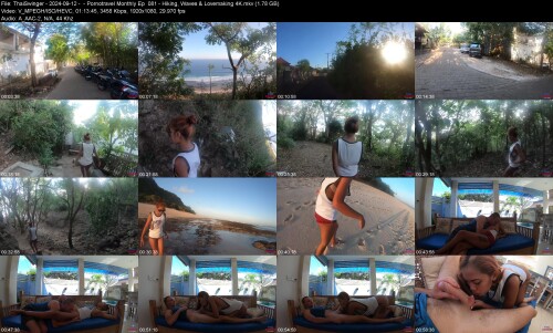 ThaiSwinger 2024 09 12 Pornotravel Monthly Ep. 081 Hiking Waves Lovemaking 4K