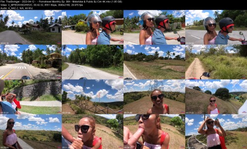 ThaiSwinger 2023 04 12 Pornotravel Monthly Ep. 064 Motorbike Public BJ Cim 4K