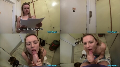 PublicAgent 13.01.18 Natasha 1080p Fake Electrician Takes Blondes Blowjob Lips For A Ride x265