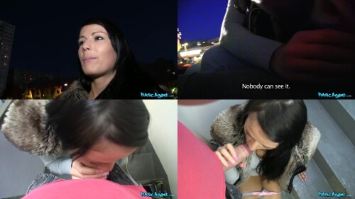 PublicAgent 13.10.29 Samantha Johnson 1080p Dark Haired Beauty Fails At Game Wins A Mouth Full Of Co