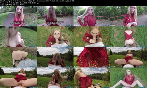 PublicAgent 17.07.25 Isabella Clark 1080p Blue Eyed Russian MILF Fucks Outdoors x265