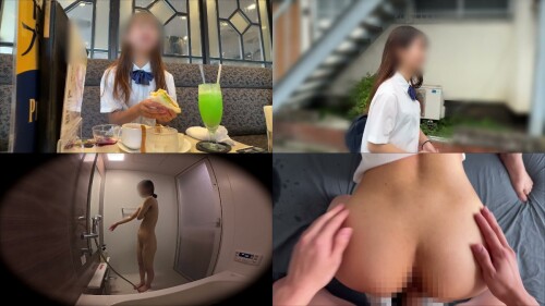 039 입 가림 여자 축구부 양과 2번째 밀회. 인생 첫 3P를 해보니 지난번 이상의 대량 분수로 대각성