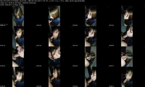 FC2 PPV 1317746 #2 20.03.28 北国の美人妻を無理やり車に押し込み咥えさ犯して中出し【05분 30초】