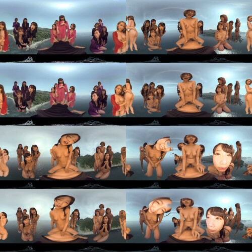 AVOPVR 009 17.08.01 【VR】どこを向いても裸の美女だらけ！AV史上初！360°3D映像！極上美女14人に囲まれ前後左右全てから責められる超高刺激！今まで体験したことのない究極ハーレ