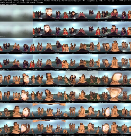 AVOPVR 009 17.08.01 【VR】どこを向いても裸の美女だらけ！AV史上初！360°3D映像！極上美女14人に囲まれ前後左右全てから責められる超高刺激！今まで体験したことのない究極ハーレ