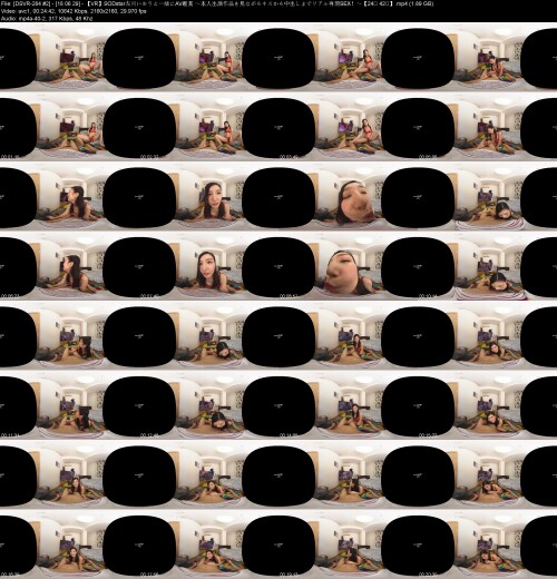 DSVR 284 #2 18.06.29 【VR】SODstar古川いおりと一緒にAV鑑賞 ～本人出演作品を見ながらキスから中出しまでリアル再現SEX！～【24분 42초】