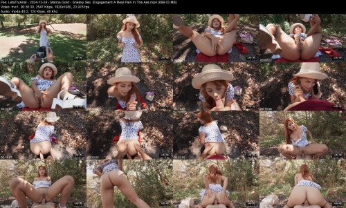 LetsTryAnal 2024 12 24 Marina Gold Sneaky Sex Engagement A Real Pain In The Ass