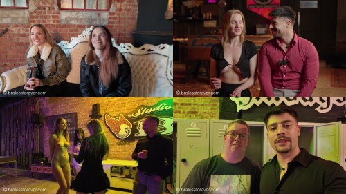 xxx BralessForever Bonni Gee Leya Desantis Behind The Scenes