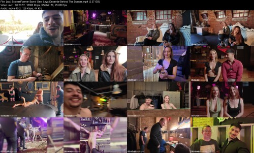 xxx BralessForever Bonni Gee Leya Desantis Behind The Scenes