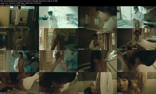 xxx BralessForever Daring Kiara Kiara s Naughty Sauna Fun