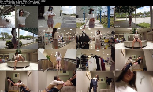 xxx BralessForever Emma G Fitting Room BJ