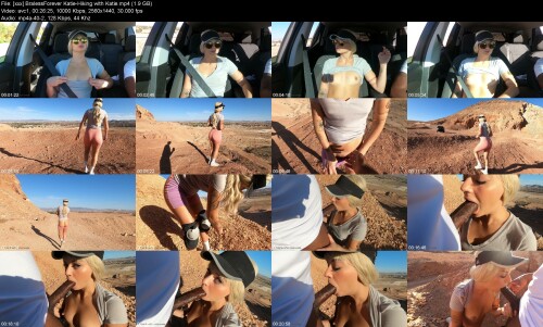 xxx BralessForever Katie Hiking with Katie