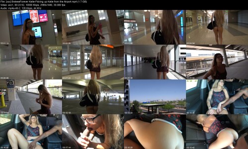 xxx BralessForever Katie Picking up Katie from the Airport