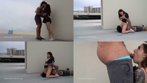 xxx BralessForever Parking Garage Playtime