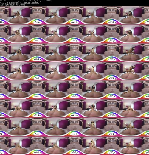 42th nuru nuru massage part2 holivr 360 3d 60p 4k high