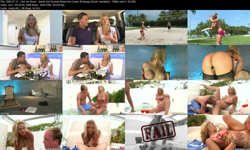 2009.07.31 Can He Score Sarah and Suchell Break the Cuban Embargo Sarah Vandella 1080p